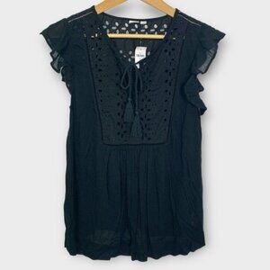 NWT GAP Flutter Sleeve Boho Top